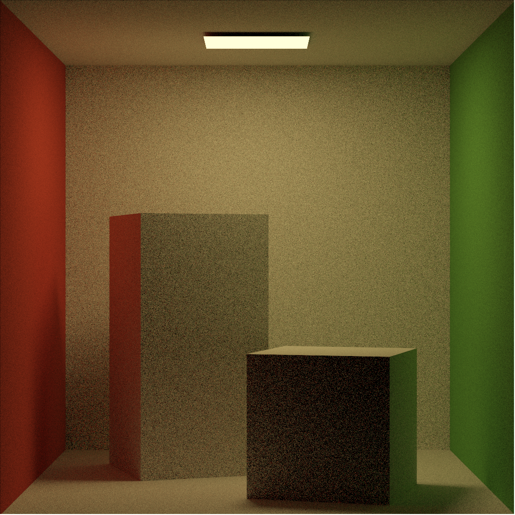 Cornell Box rendered with light tracing